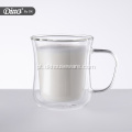 Espresso Latte Glass Coffee Mug parede dupla